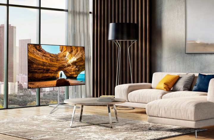 Oturma odasında LG B3 Serisi OLED 4K TV.