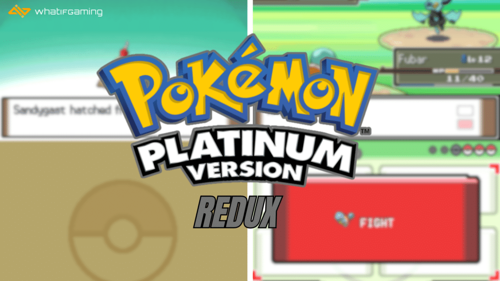 Pokemon Platinum Redux'un kolajlanmış görüntüleri.