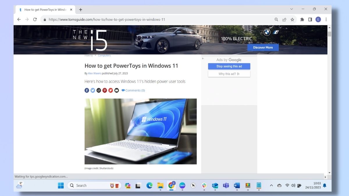 Windows 11 PowerToys Metin Çıkarıcı'nın nasıl kullanılacağını gösteren ekran görüntüsü - Resim Seç