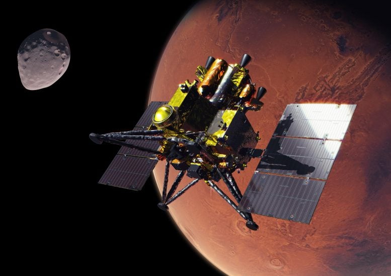 JAXA MMX Uzay Aracı Mars'ta