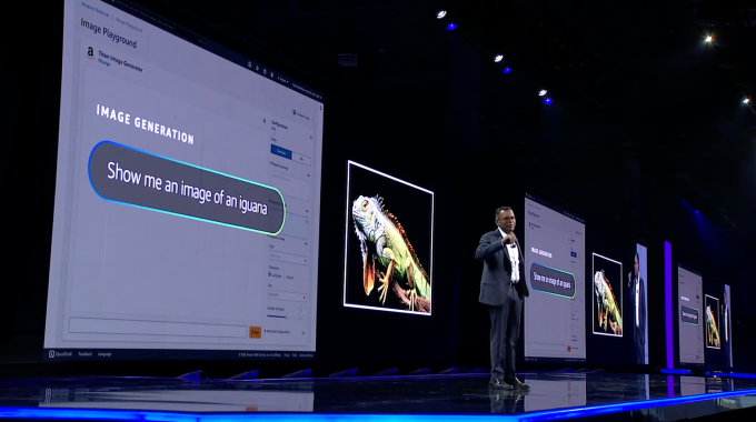 AWS Titan Image Generator, AWS'nin 2023'ü Yeniden Keşfetme etkinliğinde sahneye çıktı