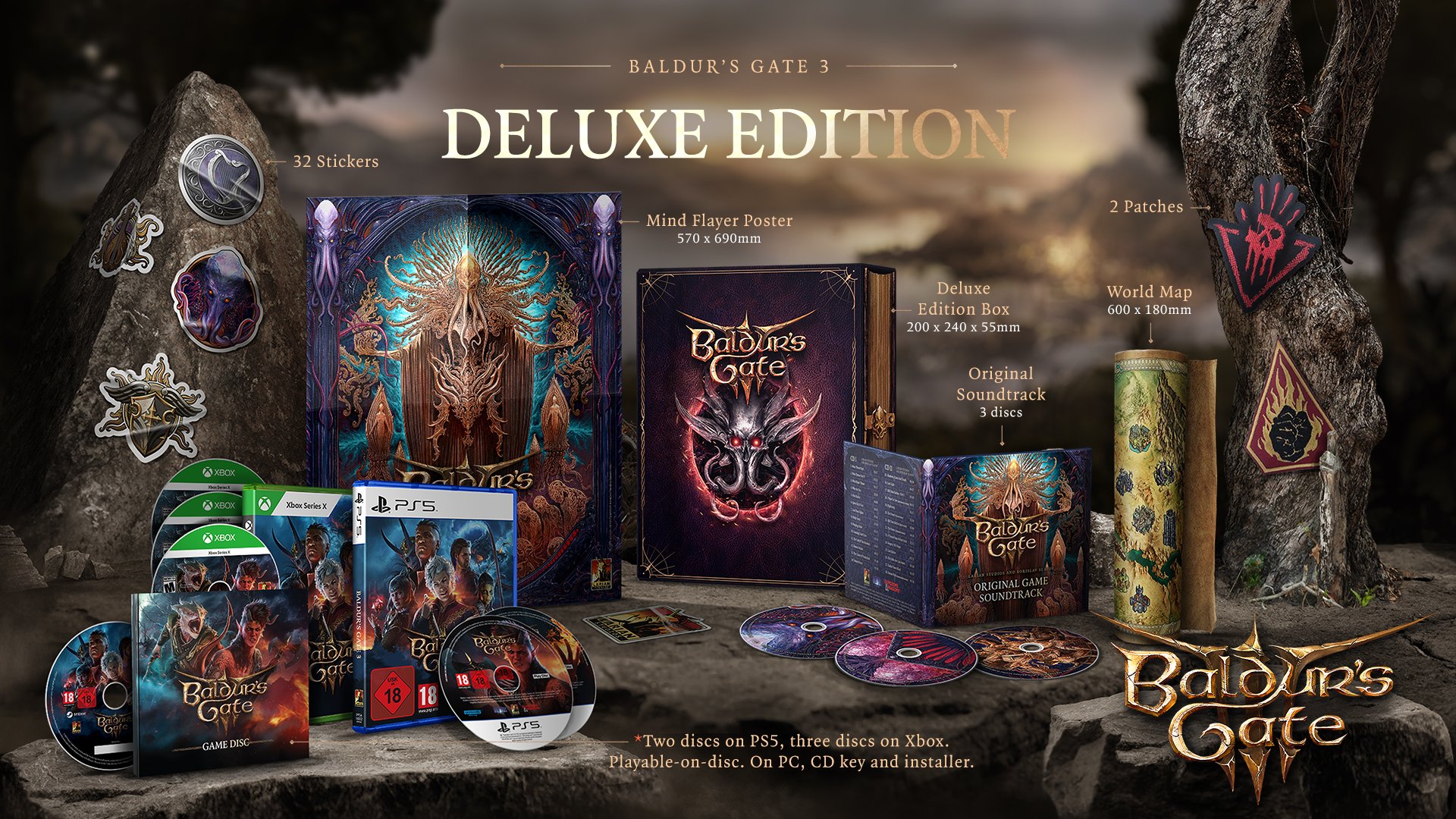 Baldur's Gate 3'ün Fiziksel Versiyonu Deluxe Edition Olarak Duyurdu, Birden Fazla Diskle Gelecek - Dünyadan Güncel Teknoloji Haberleri
