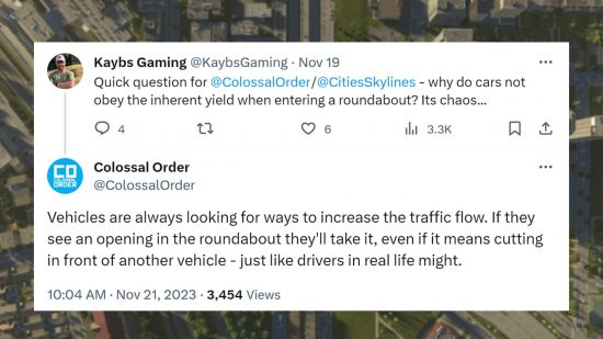 Cities Skylines 2 geliştiricisi, kavşaklarda trafiğin neden tuhaf davrandığını açıklıyor - Dünyadan Güncel Teknoloji Haberleri