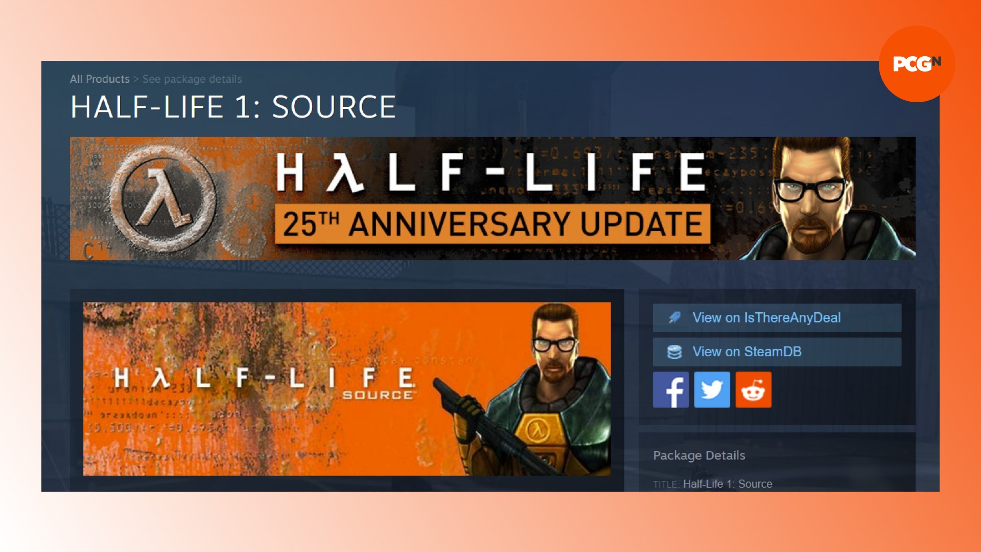 Half-Life Source Steam listeden çıkarıldı: FPS oyunu için bir Steam mağazası sayfası Half-Life Source