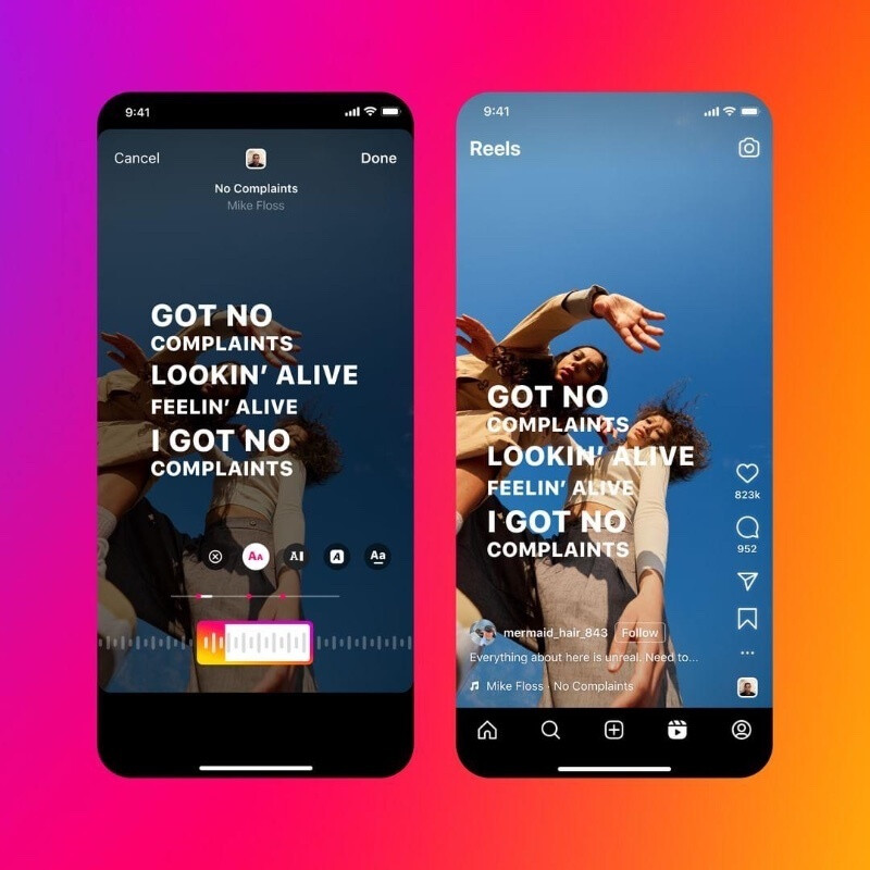 Instagram artık Reels'inize şarkı sözleri ekleme seçeneğini kullanıma sunuyor - Dünyadan Güncel Teknoloji Haberleri