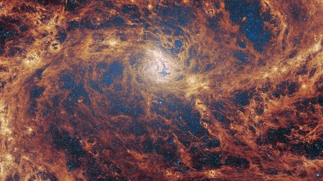 M83 galaksisindeki JWST uzay teleskopu tarafından yakalanan yıldız oluşum bölgeleri (astrofoto) - Dünyadan Güncel Teknoloji Haberleri