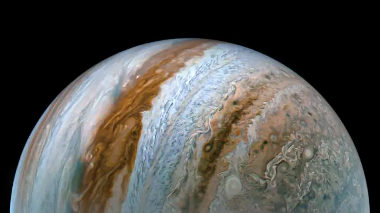 NASA'nın Juno Uzay Aracı, Jüpiter Rüzgarlarının Gezegene Silindirik Katmanlar Halinde Nüfuz Ettiğini Keşfetti - Dünyadan Güncel Teknoloji Haberleri