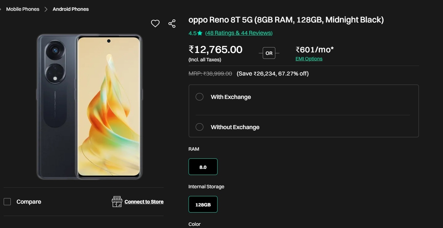 Oppo Reno 8T 5G, Croma'da Büyük Fiyat İndirimi Aldı - Dünyadan Güncel Teknoloji Haberleri
