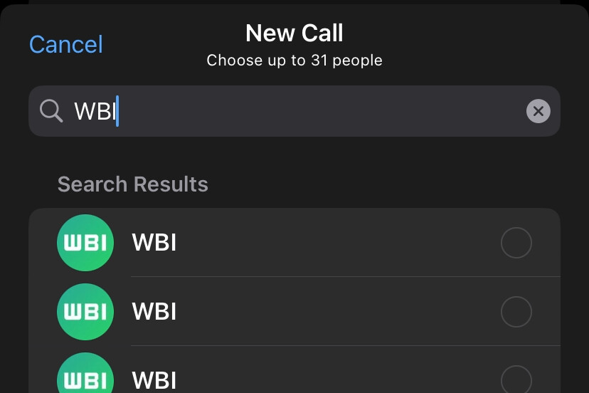 Resim Kredisi – WABetaInfo - WhatsApp, 31'e kadar katılımcıyla grup çağrıları başlatma özelliğini kullanıma sunuyor