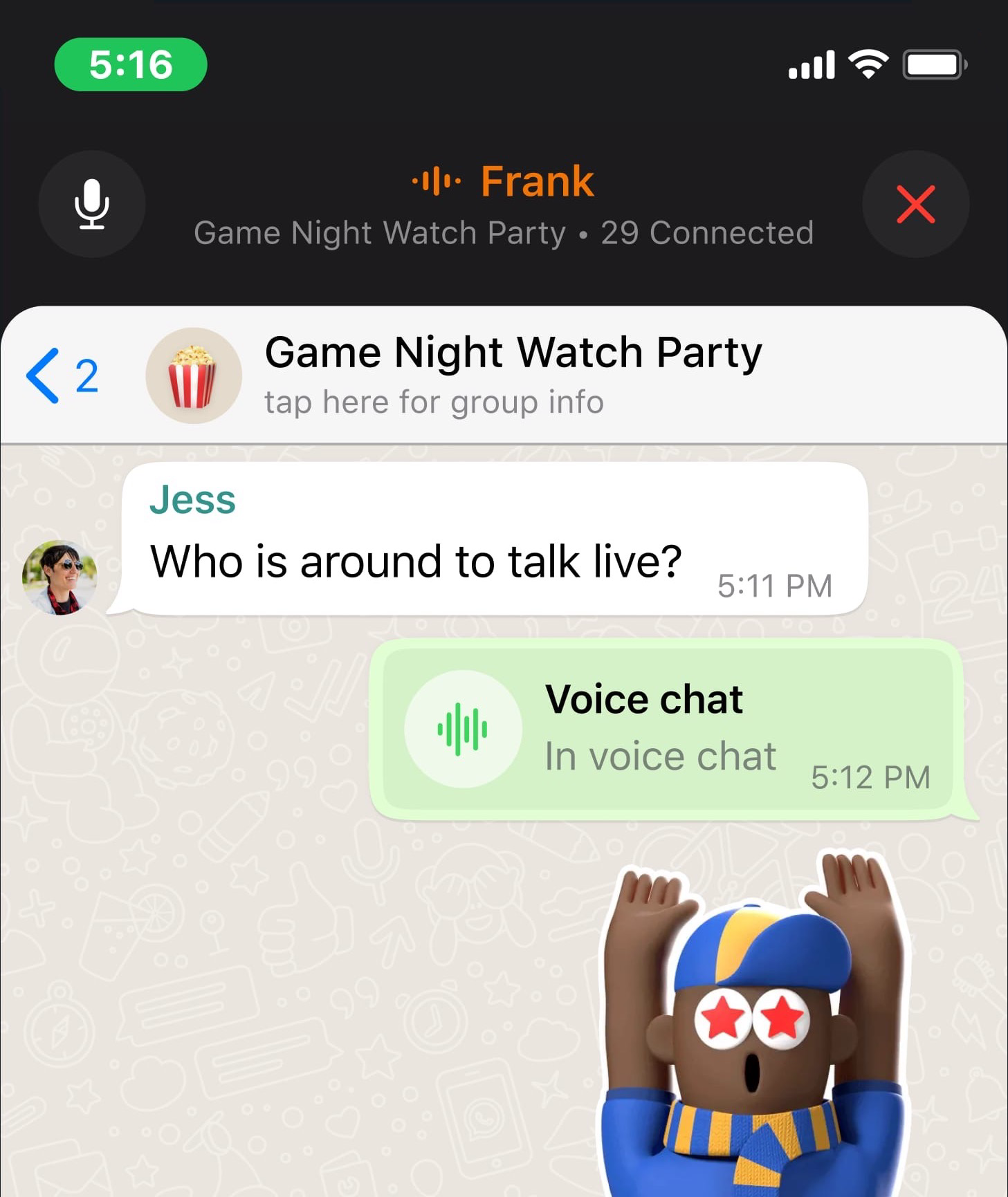WhatsApp, iOS ve Android'de büyük gruplar için sesli sohbet özelliği sunuyor - Dünyadan Güncel Teknoloji Haberleri