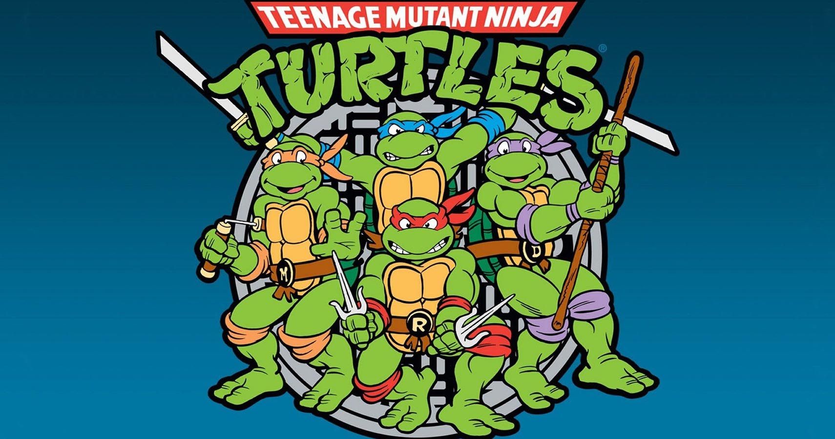 Animasyonlu Teenage Mutant Ninja Turtles gösterisinin orijinal posteri