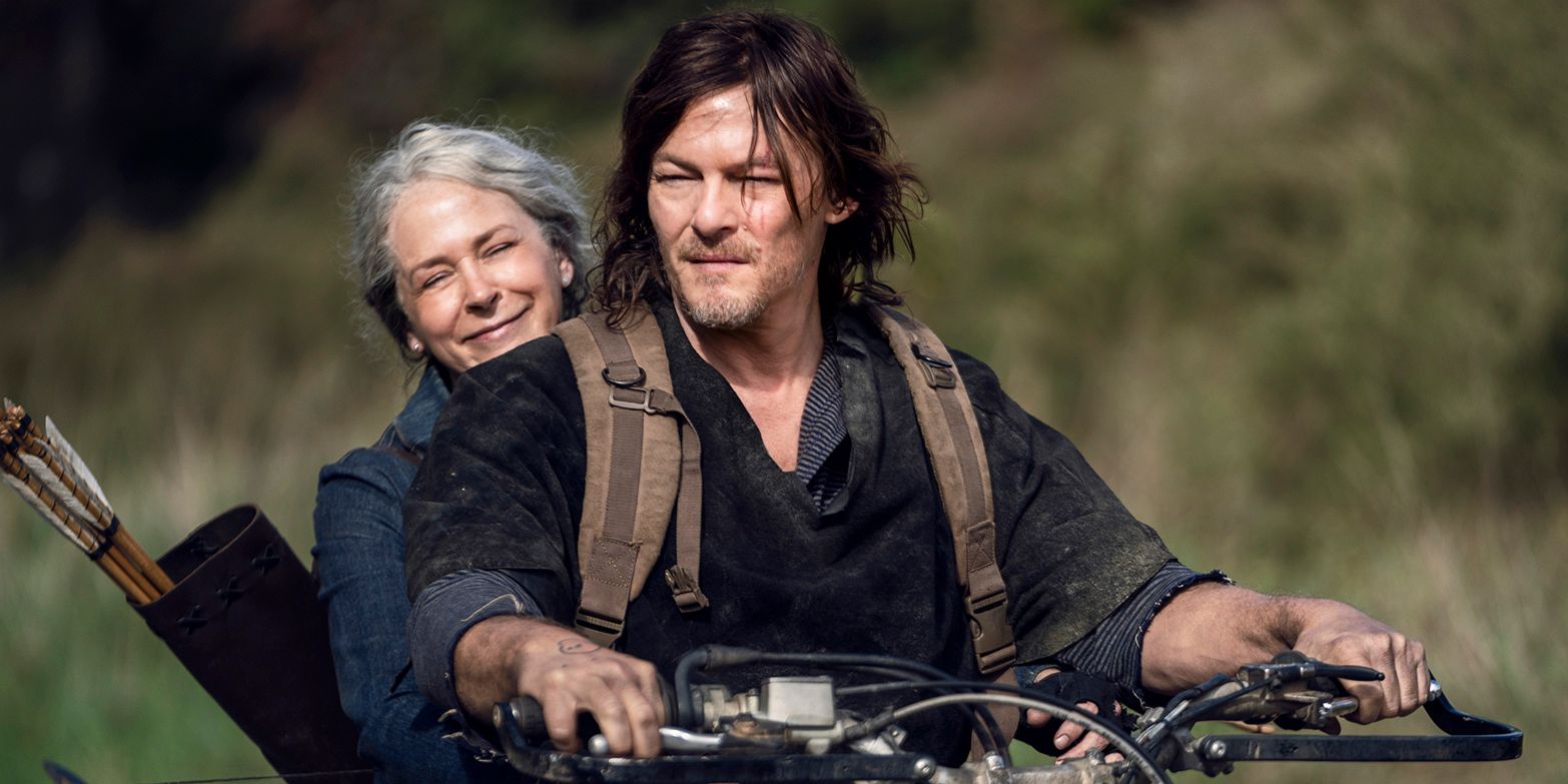 The Walking Dead'den Carol ve Daryl bisiklette