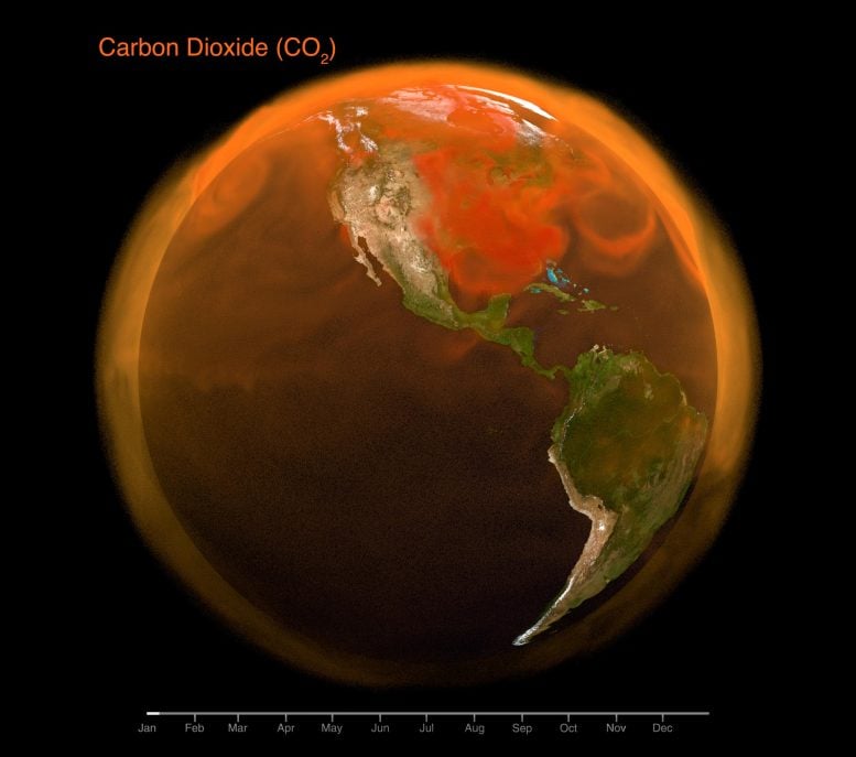 Dünya Karbon Dioksit ABD Sera Gazı Merkezi