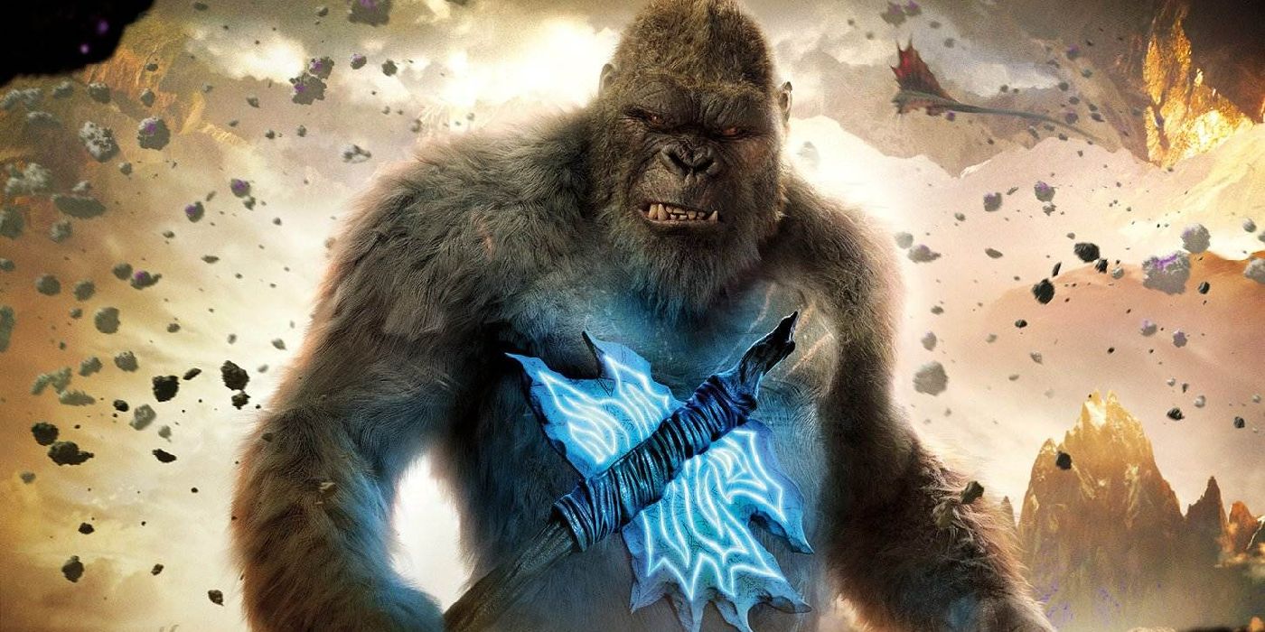 Godzilla vs Kong Axe Poster Başlığı
