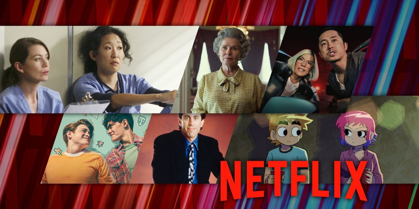 Netflix şovları - Grey's Anatomy, The Crown, Beef, Heartstopper, Seinfeld, Scott Pilgrim Takes Off