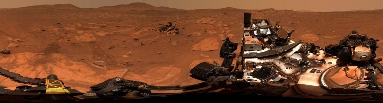Jezero Krateri Airey Tepesi NASA Azim Mars Rover