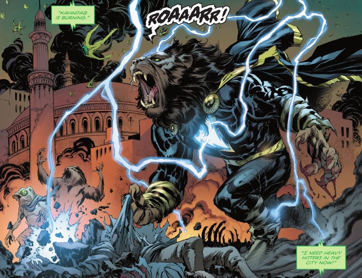 Siyah Adam Aslan Formu Kahndaq DC'yi Yok Ediyor