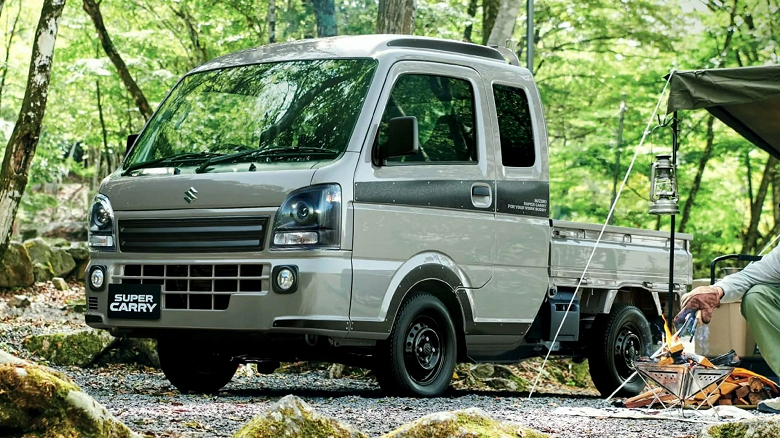 Suzuki dört tekerlekten çekişli kamyon 10.000 doların biraz üzerinde bir fiyata tanıtıldı