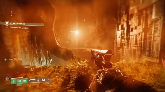 Destiny 2 yıldızların kesiştiği dilek koruyucusunun egzotik görevi: turuncu sis, doğru güçlendirme olmadan ölümcül