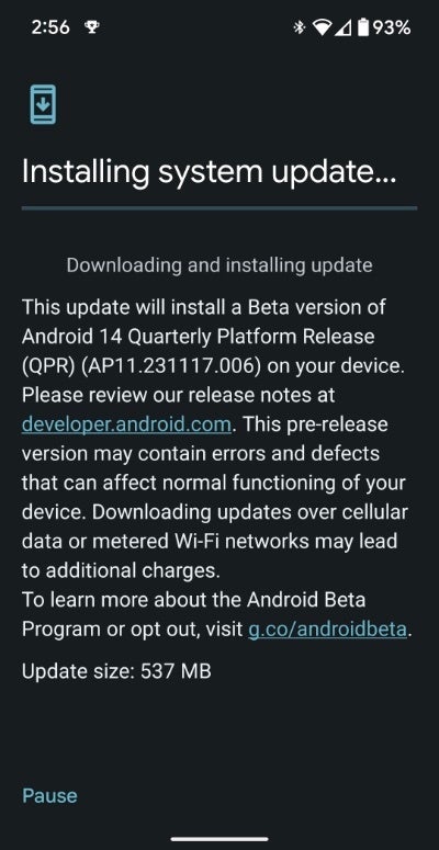 Pixel Fold'da Android 14 QPR2 Beta 2 sistem güncellemesi - Android 14 QPR2 Beta 2, uygun Pixel cihazlarınız için artık kullanıma sunuldu