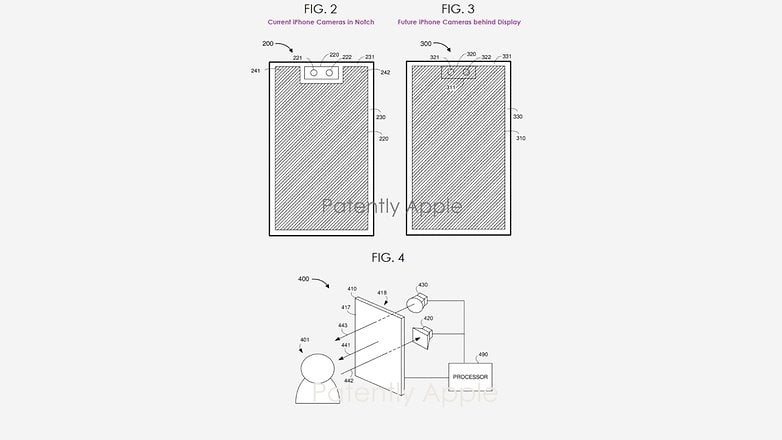 Ekran altı kameranın patent taslağı