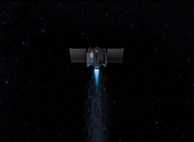 OSIRIS-REx Uzay Aracı Asteroid Bennu'dan Ayrılıyor