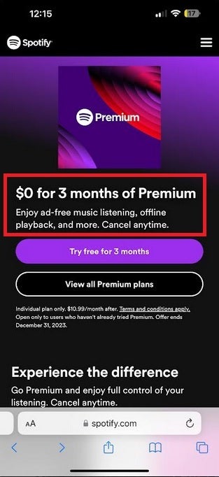 Spotify, yeni abonelerine Premium hizmeti için üç aylık ücretsiz deneme olanağı sunuyor - Spotify büyük söylentileri yalanladı;  yine de App Store üzerinden uygulama içi satın alımlara izin vermiyor
