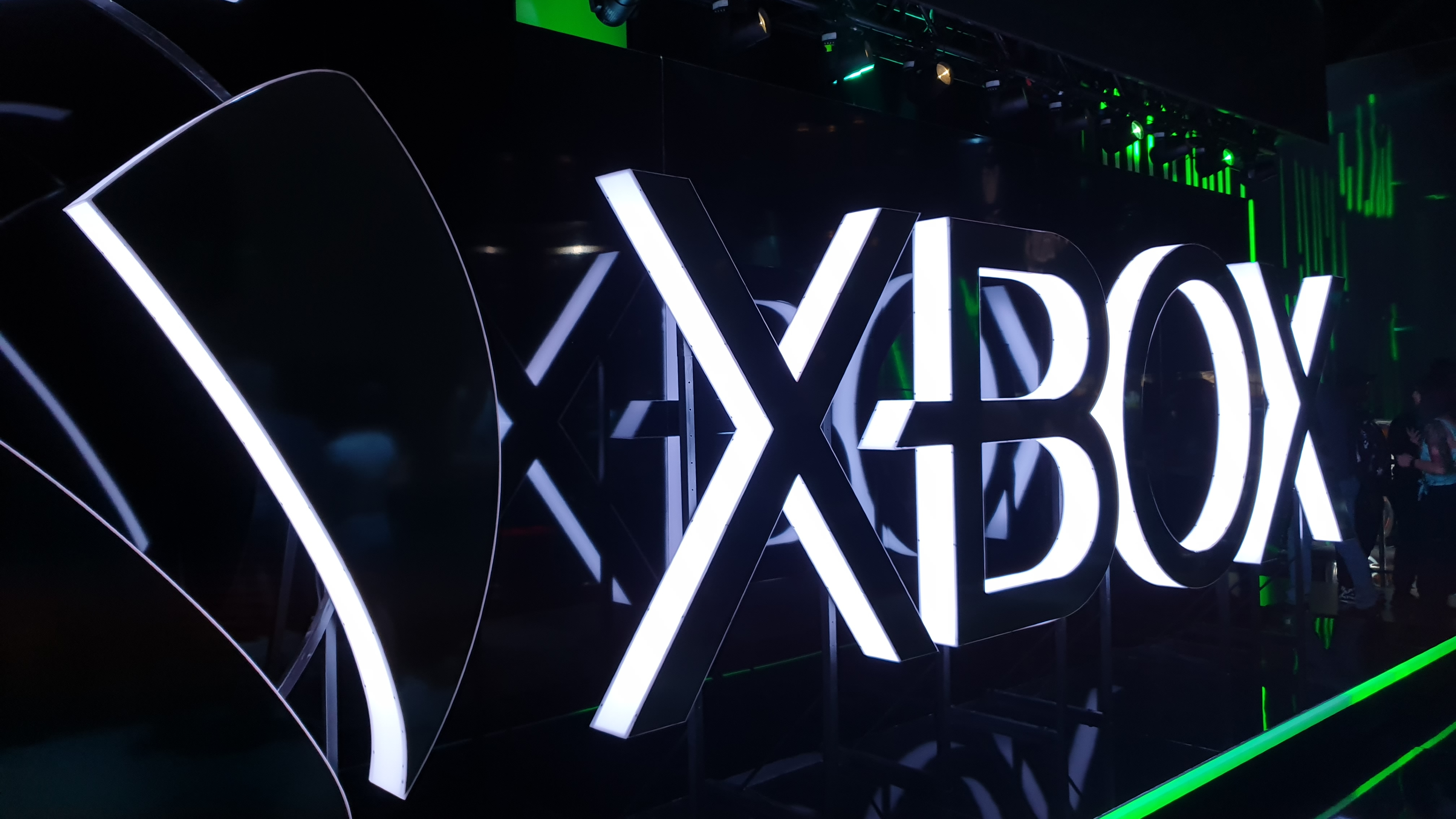 E3'te Xbox logosu.