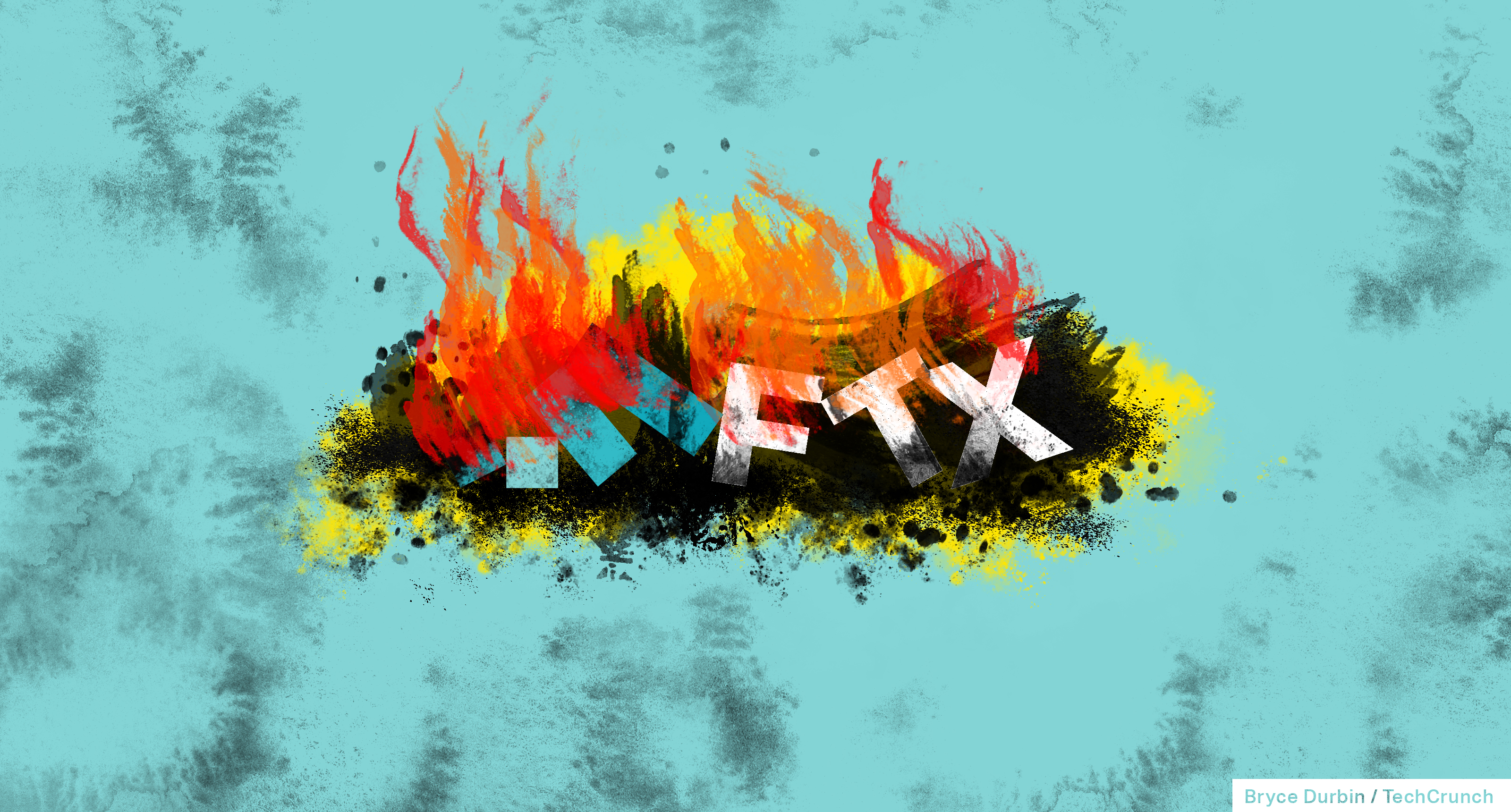 FTX logosu kırıldı ve yanıyor