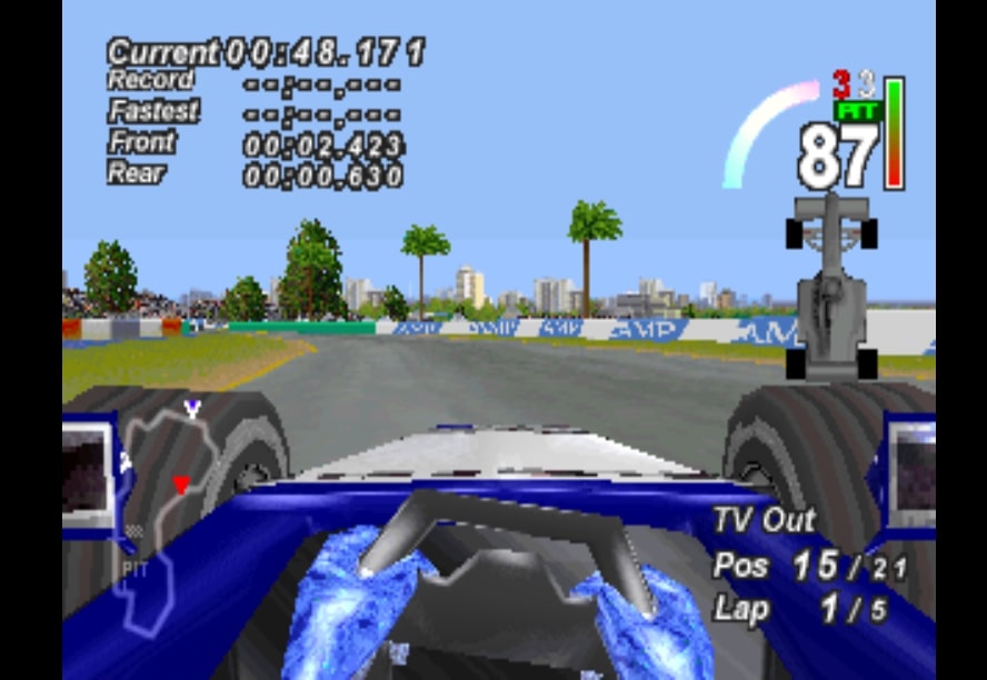 Formula 1 97 en iyi PS1 yarış oyunlarından biridir, tabiri caizse bir klasiktir.