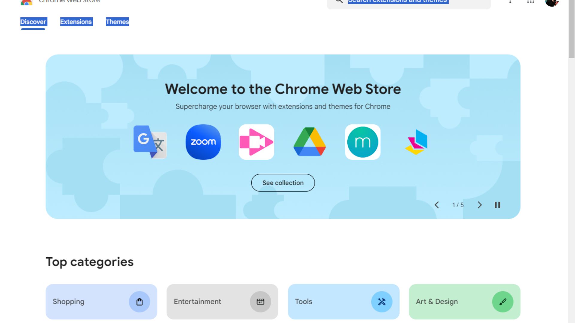 Google Chrome'un yeni Chrome Web Mağazası