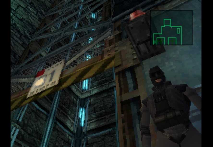 Metal Gear Solid'deki değiştirilebilir kamera, zaten harika olan bir oyuna sinematik bir his veriyor.