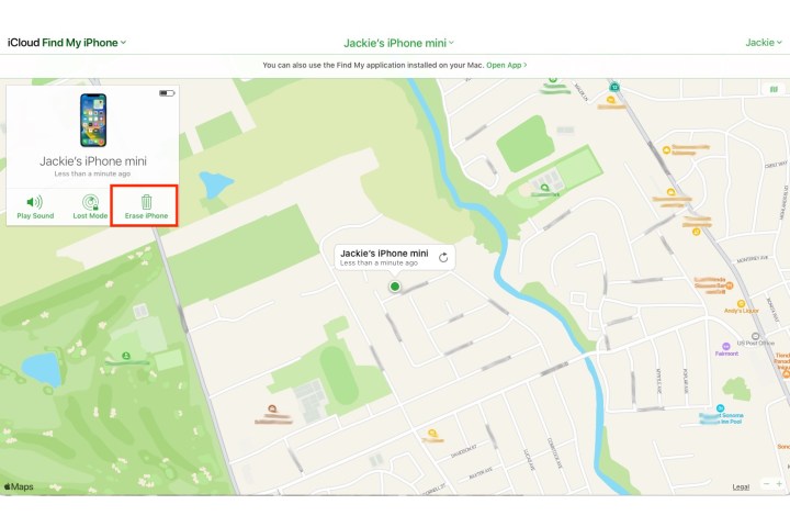 iPhone'umu Apple Haritalar'da bul.