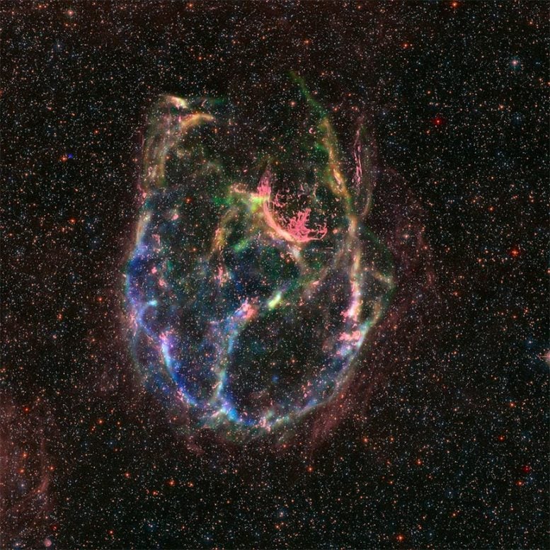 Süpernova Kalıntısı N132D Kompozit