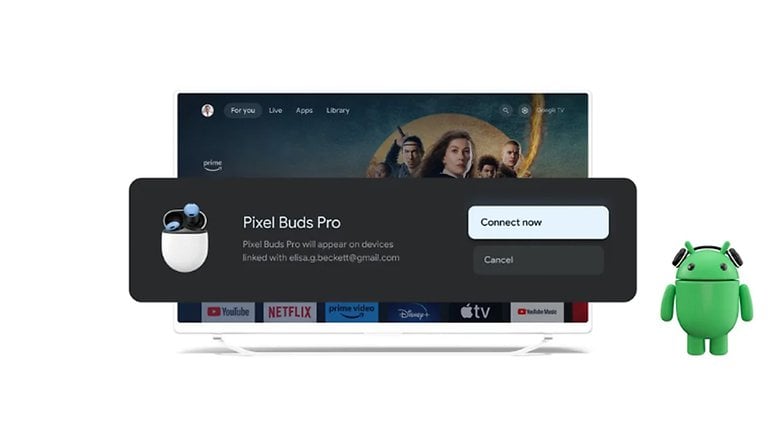 Google, kulaklıklar ve Google TV'ler için hızlı eşleştirme desteği ekler