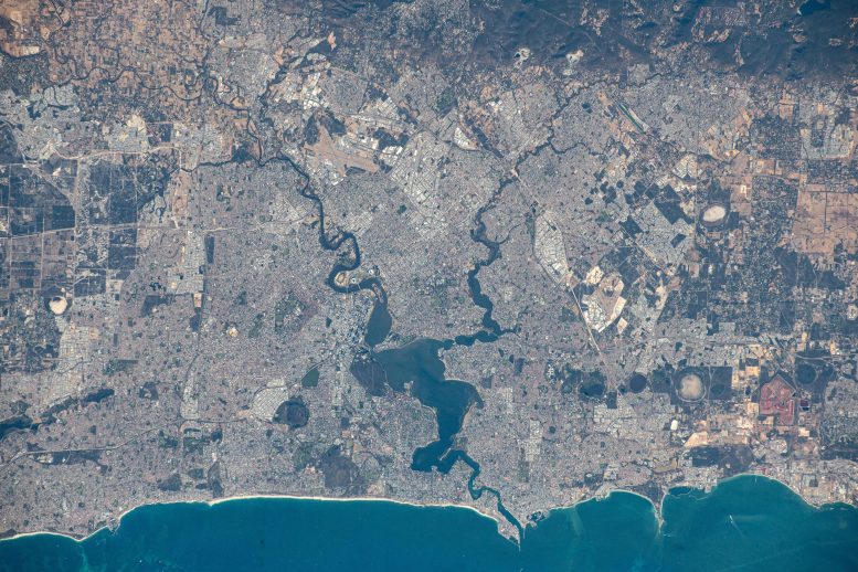 Uzay İstasyonundan Perth Avustralya