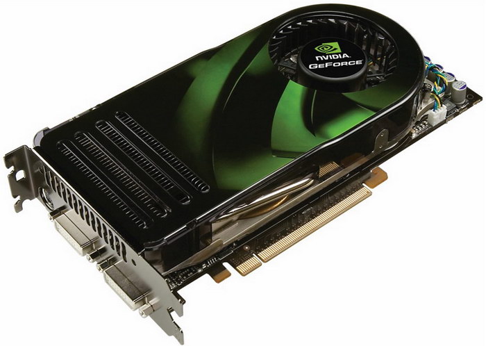 Nvidia'nın GeForce 8800 GTX grafik kartı.