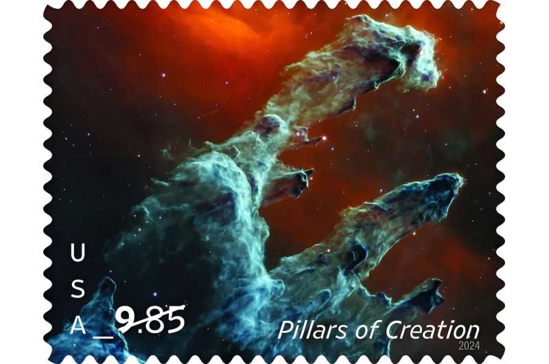 Yeni ABD Posta Servisi pullarında ikonik NASA Webb görselleri yer alıyor