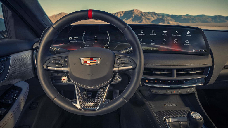 Sunulan Cadillac CT5-V 2025 ve Cadillac CT5-V Blackwing: “mekanik”, 668 hp ile V8.  ve 33 inç ekran