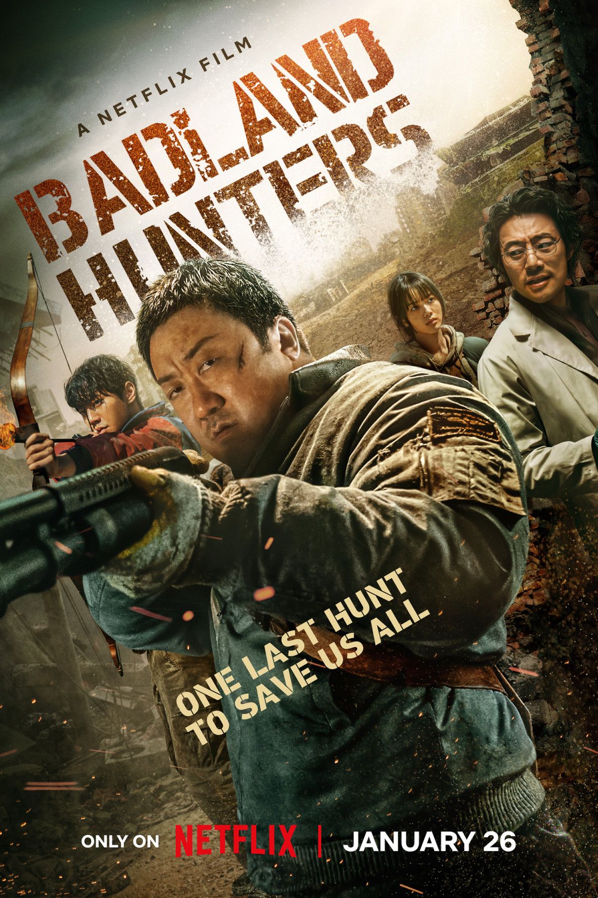 Badland Avcıları Netflix Film Posteri