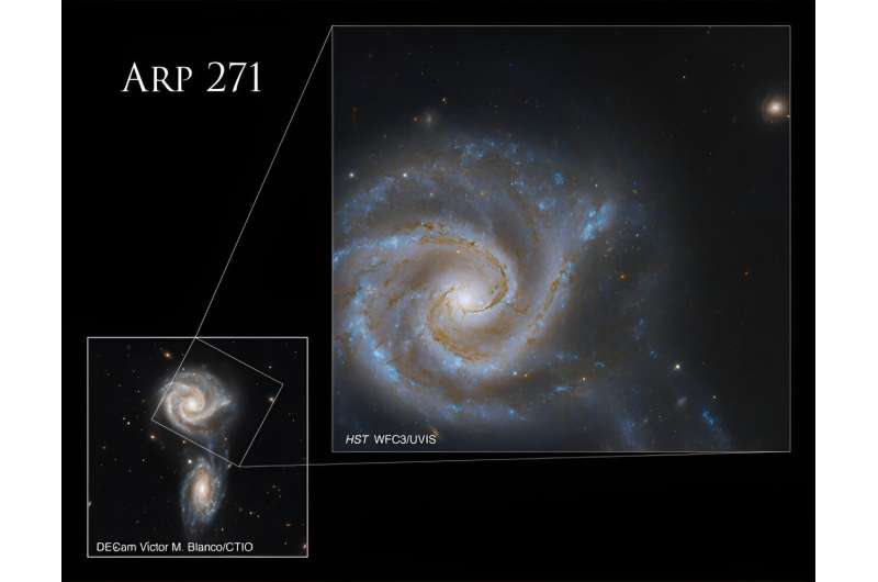Hubble galaksi NGC 5427'yi gözlemliyor