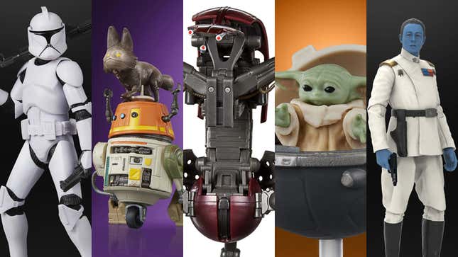 Hasbro'nun Yeni Star Wars Oyuncağının Ortaya Çıktığı Başlıklı Makalenin Resminde Oldukça Katlanabilir Bir Droid Var
