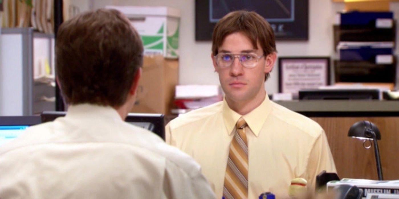 John Krasinski, Jim rolünde, The Office'te Dwight'ın taklidini yapıyor