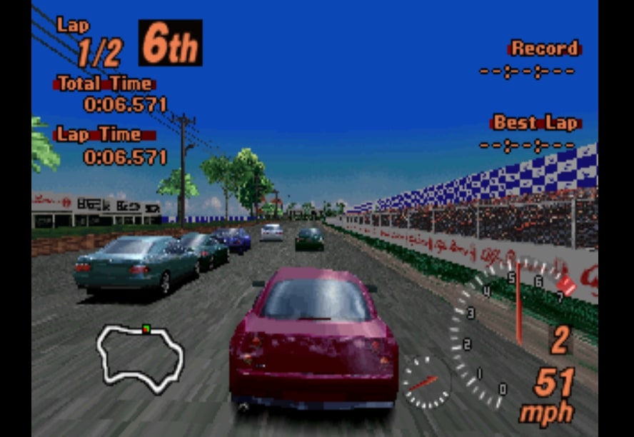 Gran Tursimo 2 en iyi PS1 yarış oyunlarından biridir.