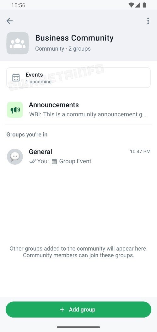 WhatsApp Toplulukları, otomatik olarak sabitlenen yaklaşan etkinliklerle daha basitleştirilmiş etkinlik organizasyonunu test ediyor