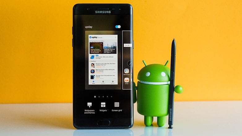 Android robotlu Galaxy Note 7