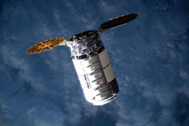 Cygnus Uzay Yük Gemisi Uluslararası Uzay İstasyonuna Yaklaşıyor Şubat 2024