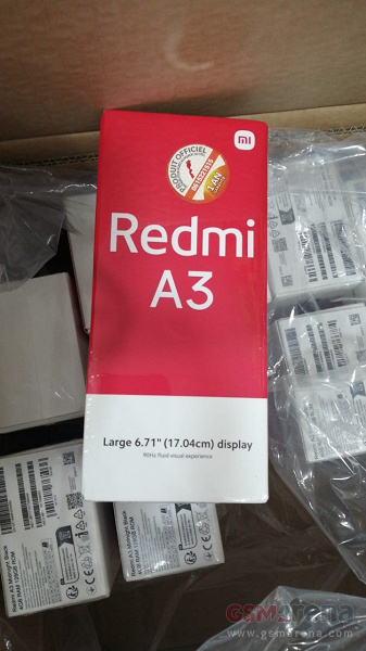 En ucuz Xiaomi akıllı telefonlarından biri en pahalı olanlardan birine benzeyecek.  RedmI A3'ün ilk canlı fotoğrafı internette ortaya çıktı