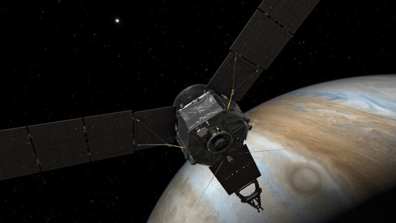 NASA'nın Juno Uzay Aracı Jüpiter'in Yörüngesine Giriyor