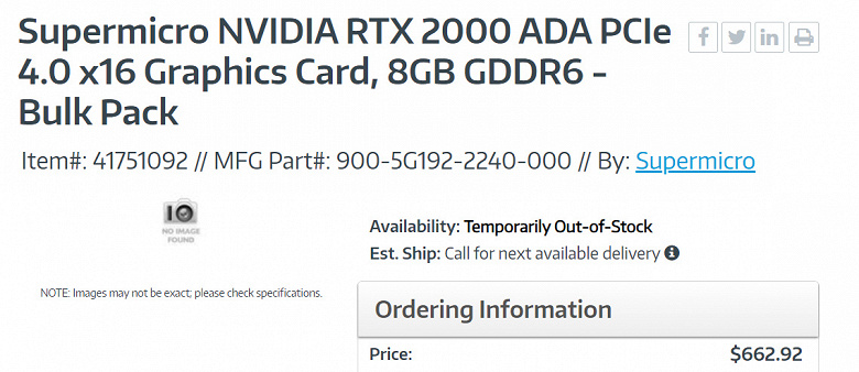 Ek güç gerektirmeyecek yeni Nvidia ekran kartı.  Perakendeci RTX 2000 Ada'nın gizliliğini kaldırdı